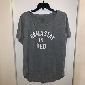 “NAMA-STAY IN BED” Short Sleeve Shirt